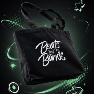 Beats and Bands Tote Bag